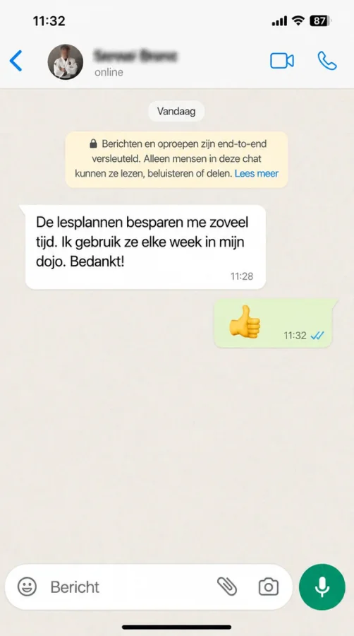 Coach feedbackbericht 2 over de judo-oefeningenbundel