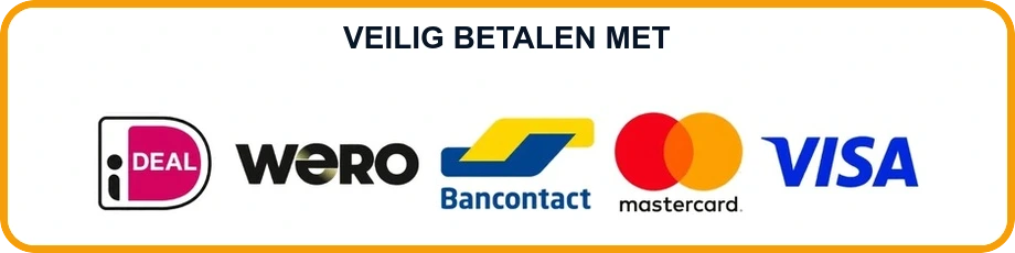 Veilig betalen met iDEAL, Wero, Bancontact, Mastercard en Visa
